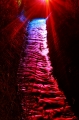 ein roter Bach